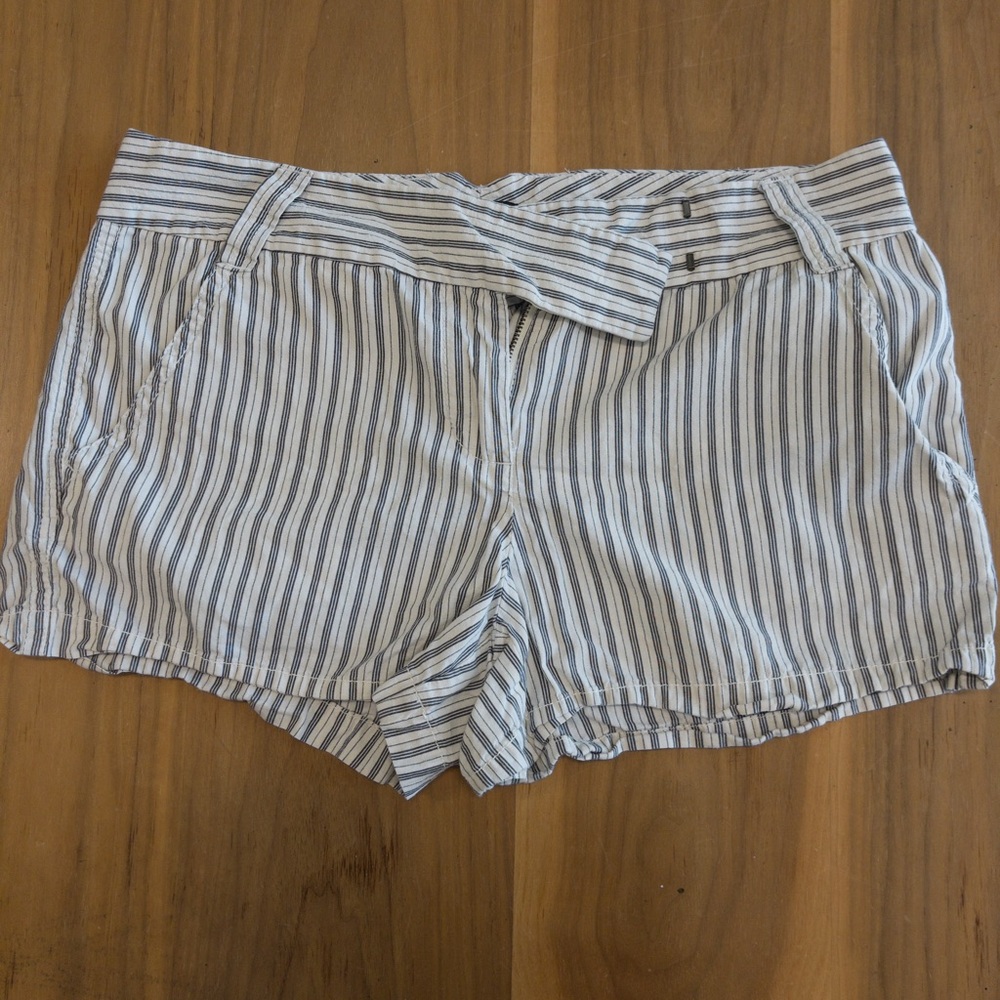 J.Crew Striped Cotton Shorts – Size 6